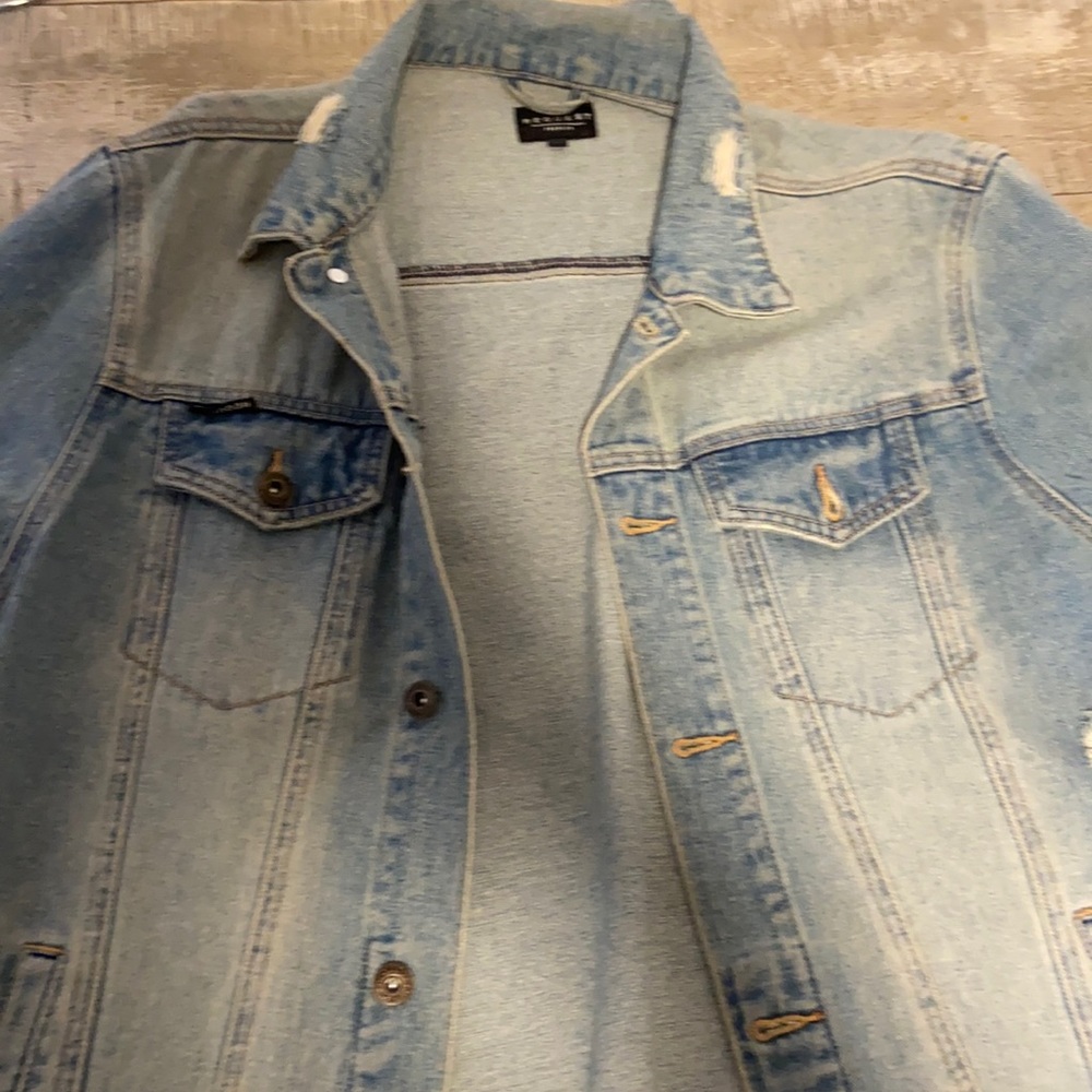 Distressed Jean Jacket